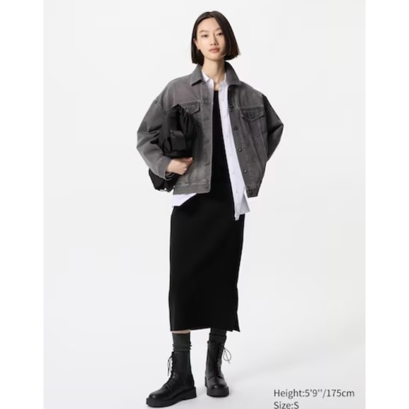 Uniqlo Smooth Cotton Blend Skirt - Picture 7 of 9